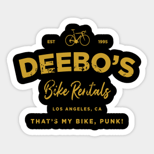 Deebo's Bike Rentals Sticker